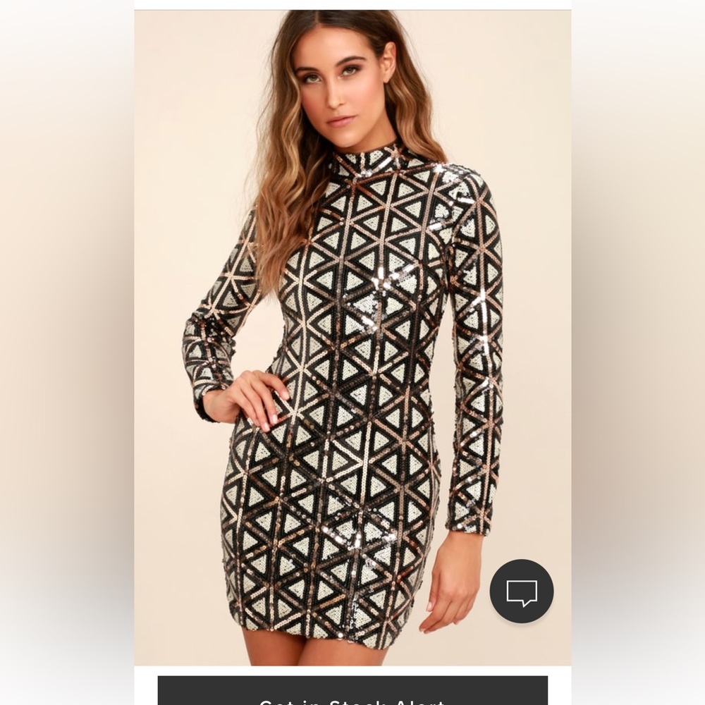 Sequin Lulus Cocktail Dress